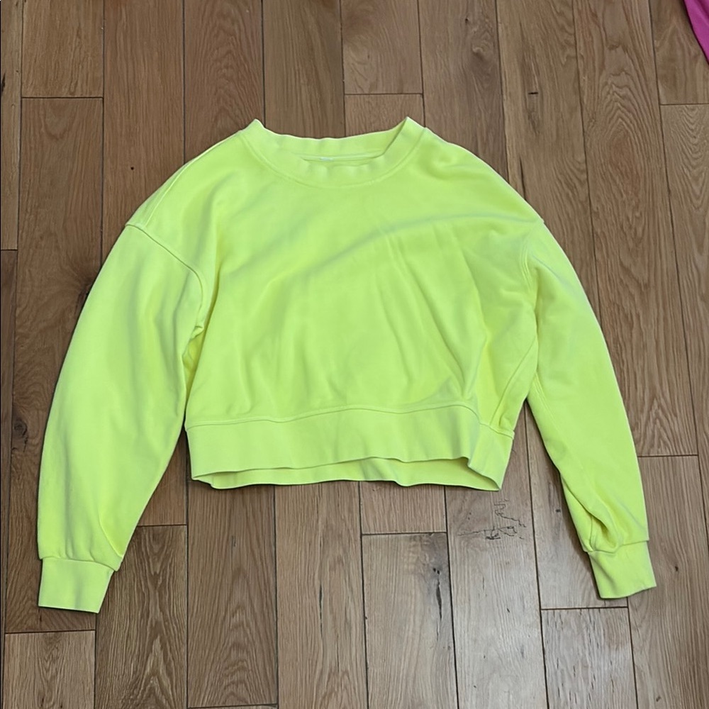 Lululemon perfectly oversized cropped crew